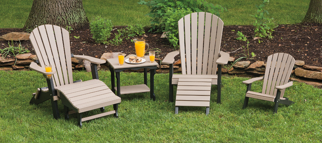 Adirondack Chairs & Side Table